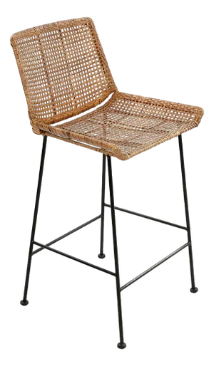 Wicker High Chair or Stool