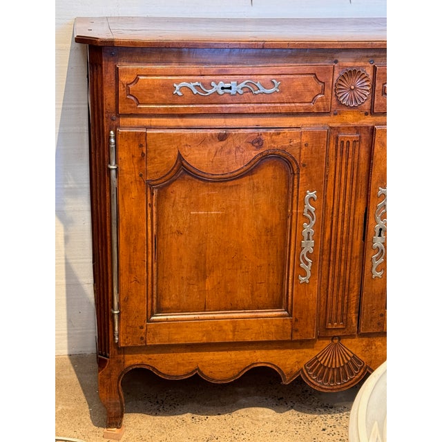French 18th Century French Walnut Buffet For Sale - Image 3 of 18