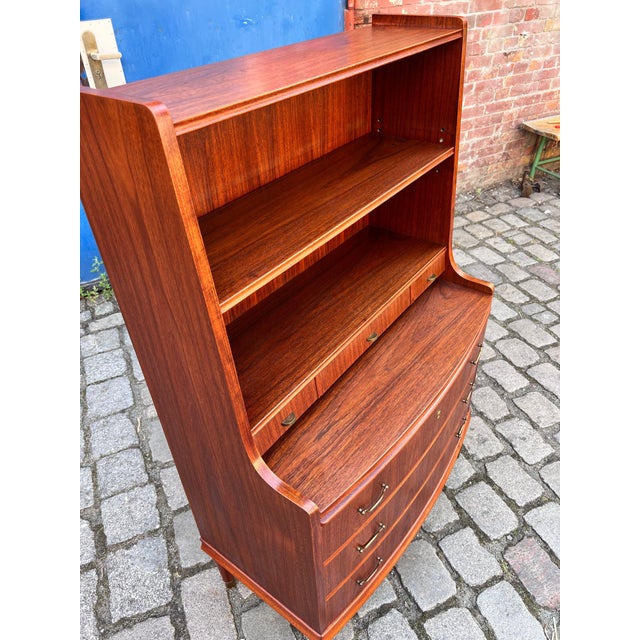 Bookcase with Secretary and Chest of Drawers in Teak, Denmark For Sale - Image 3 of 11