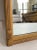 Wood Vintage Art Nouveau Style Carved Gilt Wood Wall Mirror For Sale - Image 7 of 9