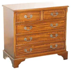 Vintage Hardwood Chest of Drawers