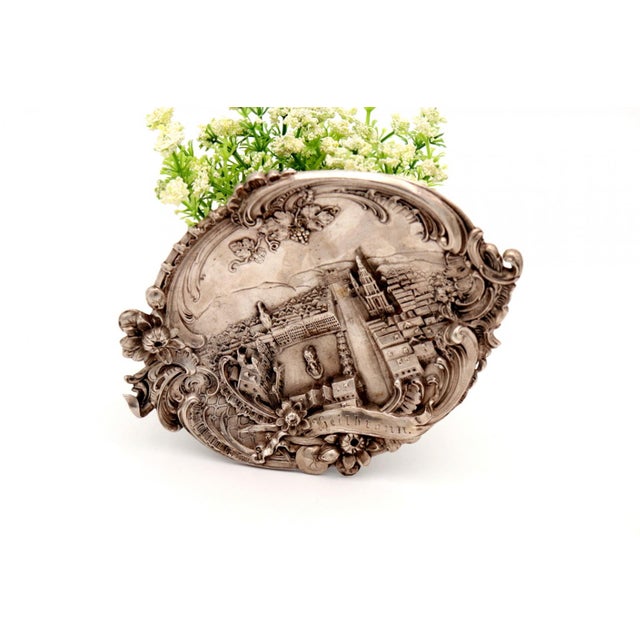 Vintage Chiseled Silver Ring For Sale - Image 5 of 6