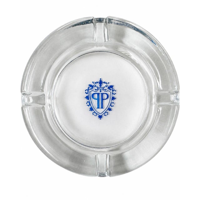 Mid-Century Modern Vintage the Plaza Hotel Nyc Glass Ashtray Catchall Dish For Sale - Image 3 of 9