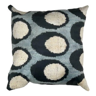 Double Sided Multi Color Turkish Style Ikat Pillow For Sale