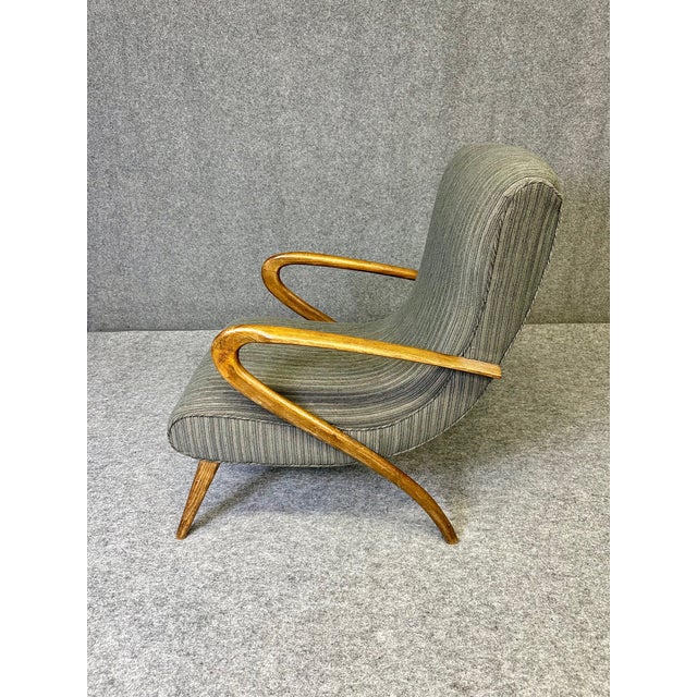 Gray 1960s Guglielmo Urich Armchair For Sale - Image 8 of 9
