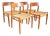 Danish Model 75 Teak Chairs by Niels O. Møller for Jl Moller, 1960s, Set of 4 For Sale