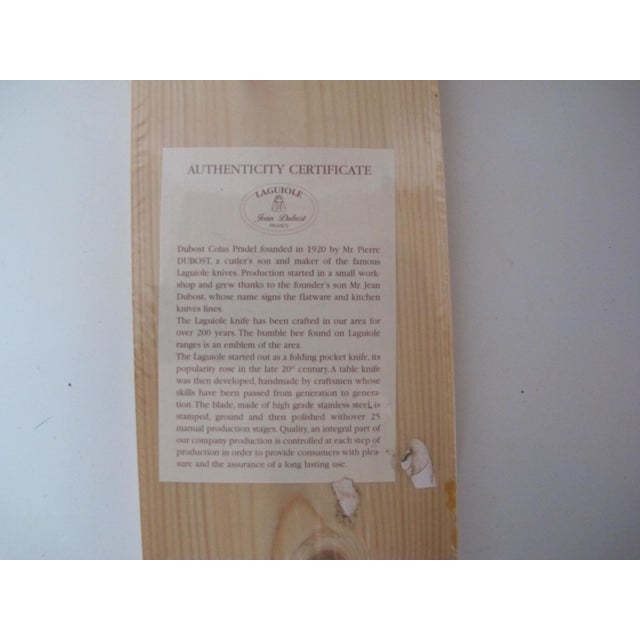 French Late 20th Century Laguiole Butter/Cheese Knives- Set of 4 For Sale - Image 3 of 5