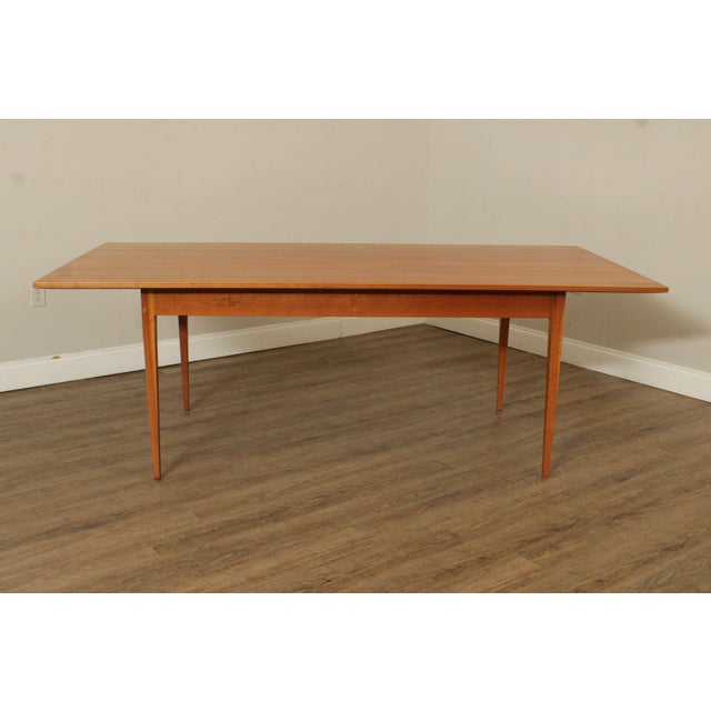 Pompanoosuc Mills Shaker Farmhouse Style Cherry Dining Table For Sale - Image 11 of 12