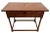 1970s Vintage Writing Table, Desk, Large Drawer, Checkerboard Inlay, Sheraton Style For Sale - Image 5 of 12