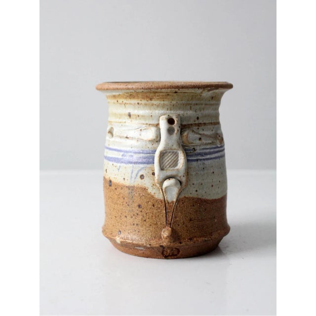 Vintage Studio Pottery Vase For Sale - Image 4 of 12