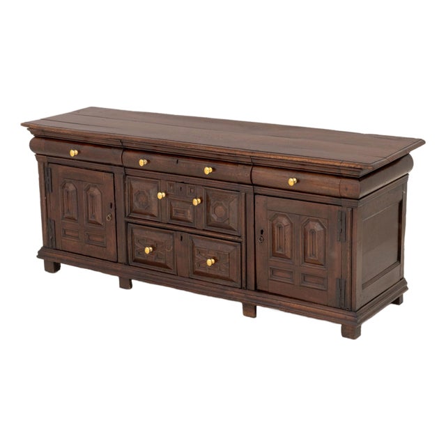 Renaissance Revival Oak Sideboard For Sale