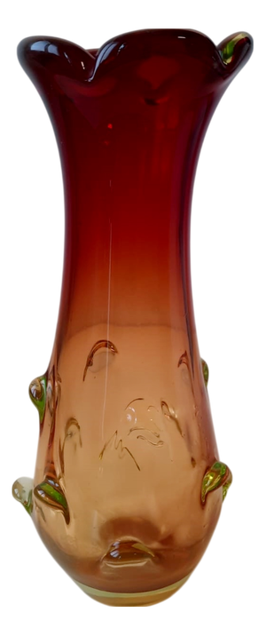 Murano Glass Vase by Flavio Poli for Seguso Vetri d'Arte, 1960s