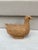 French Mid-Century Wicker Duck.