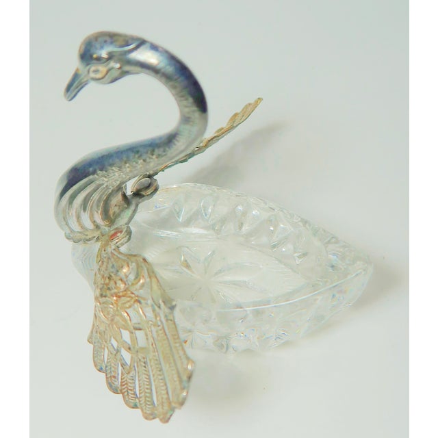 Sterling Silver and Crystal Ring Box or Trinket Box. Very Elegant Presentation. For Sale - Image 9 of 15