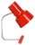 Red Table Lamp attributed to Josef Hurka for Napako, 1960s For Sale