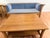 L. & J.G. Stickley, Inc. 1990s Stickley Living Room Set, Prairie Sofa (Settle). Love Seat, Coffee Table and Round Table For Sale - Image 4 of 12