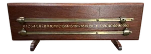 English Billiard Scoreboard, 1940s