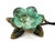 Verdigris Pair of Vintage Verdigris Brass Floral Sculptures / Candle Holders – Hollywood Regency / Botanical Style For Sale - Image 8 of 10
