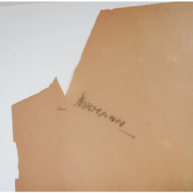 Charcoal female portrait study by Charles Berkeley Normann (1903-1985) Texas and Norway, signed lower left, circa 1950s....