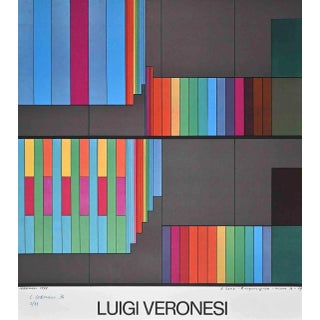 Luigi Veronesi, Abstract Composition, Original Lithograph, 1970s For Sale