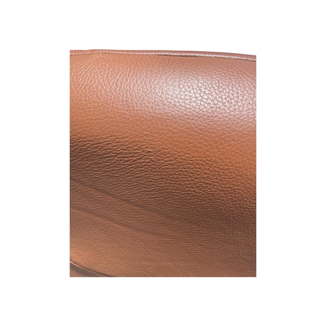 1980s Postmodern Mocha Leather Billie Lafer Reclining Lounge Chair For Sale - Image 12 of 13