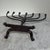 Mid-Century French Brutalist Hand-Forged Iron Seven-Light Candelabrum For Sale - Image 15 of 16