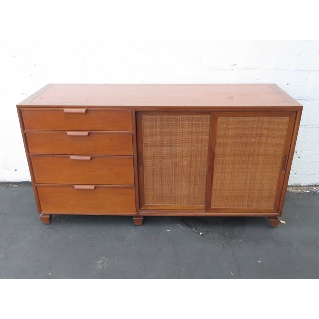 Tomlinson Mid Century Modern Long Credenza Sideboard Media Console 6437a For Sale - Image 14 of 17