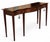English George III Style Serpentine Mahogany Console / Serving Table With Satinwood Inlay, Late 20th Century For Sale - Image 15 of 18