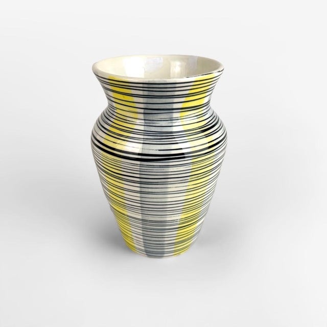 Vase with Geometric Decor by Alessio Tasca, 1950s For Sale - Image 4 of 6
