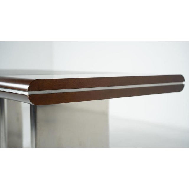 Mid-Century Modern Italian Desk attributed to Hans von Klier for Skipper, 1970s For Sale - Image 9 of 11