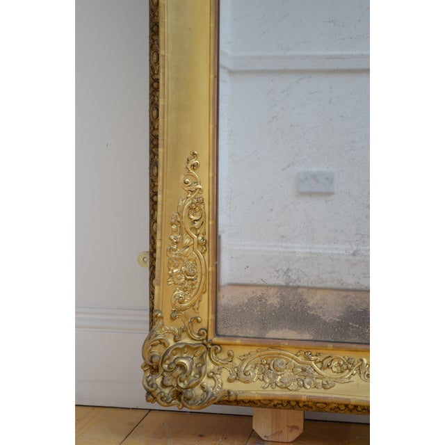 Full Length Floor-Standing Pier Chateau Mirror, 1850 For Sale - Image 3 of 15