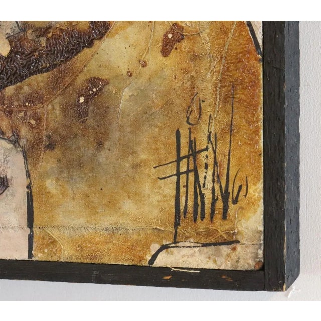 Brown Finn Lorentzen, Blub, 1970s, Oil Painting, Framed For Sale - Image 8 of 11