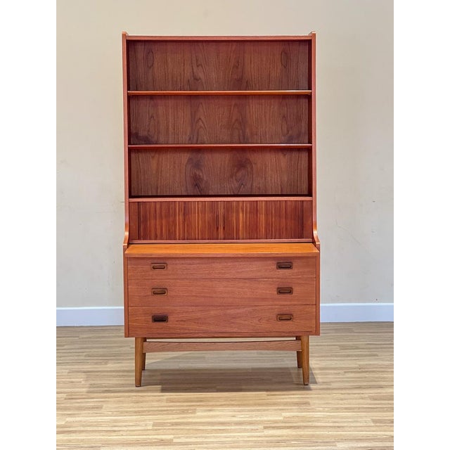 Desk-Bookcase by Johannes Sorth, 1960s For Sale - Image 12 of 12
