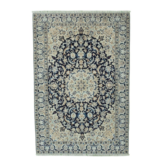 Hand-Knotted Oriental Rug with Silk For Sale - Image 12 of 12