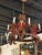 Vintage 1970s Signed Bill Huebbe 3 Fox Chandelier Made in Spain For Sale - Image 4 of 13
