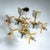 Chrome and Brass Chandelier by Gaetano Sciolari, Italy, 1970s For Sale - Image 14 of 18