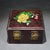 1990s Vintage Chinese Rosewood Box With Mother of Pearl Inlay & Brass Latch For Sale - Image 5 of 8