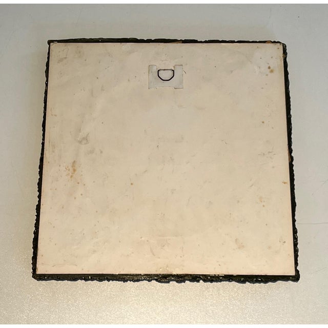 Small green resin mirror. Made in France. Circa 1970 For Sale - Image 11 of 12