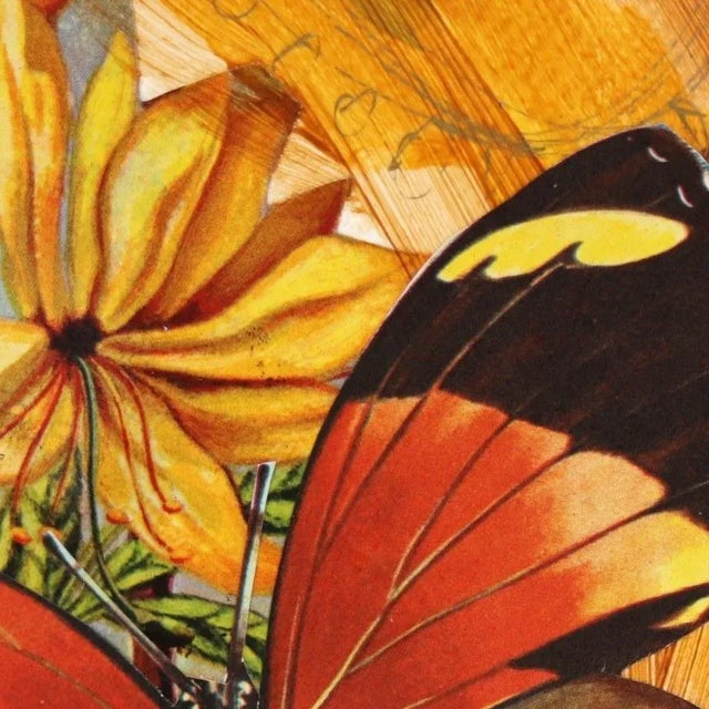 Butterfly Bombshell 2 - Colorful Abstract Figurative Portrait Original Artwork by Lindsey McCord For Sale In Los Angeles - Image 6 of 6