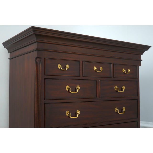 Henkel Harris Mahogany #175 New Market High Chest For Sale In Philadelphia - Image 6 of 14