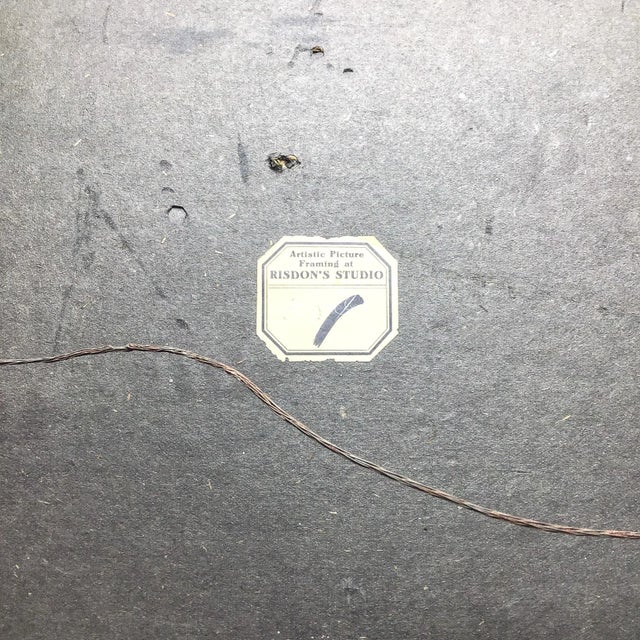 Original Etching or Engraving of the Group of Monks Fishing by Wd Sadler 1908 For Sale - Image 10 of 10