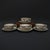Rose Chinese Export Famille Rose Medallion Porcelain Tea Cup & Saucer Set of 4 For Sale - Image 8 of 18