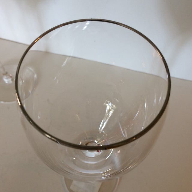 Lenox Timeless Platinum Signature Wine Glasses Set of 5 Chairish