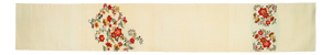 Embroidered Wildflower Silk Runner by Renaras