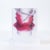 Discover features a dynamic depiction of figures in flowing red dresses, captured in mid-motion. The use of digital print...