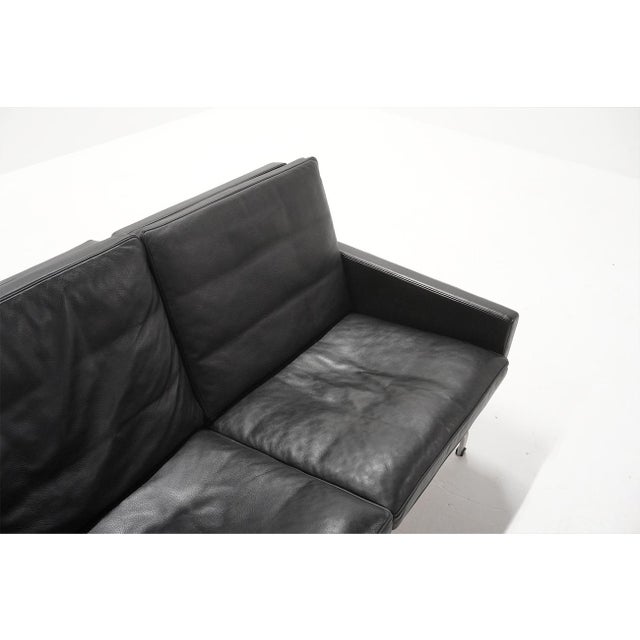 Black PK 31/3 Sofa by Poul Kjaerholm for E.kold Christensen, Denmark, 1960s For Sale - Image 8 of 10