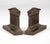Mediterranean Pair of Late 20th Century Bronze Temple-Shaped Bookends For Sale - Image 3 of 4