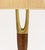 Mid-Century Modern Gerald Thurston "Wishbone" Walnut and Bronzed Metal Table Lamp For Sale - Image 3 of 9