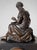 Napoleon III Euterpe Mantel Clock in Patinated Spelter by Japy Frères, 19th Century For Sale - Image 6 of 18