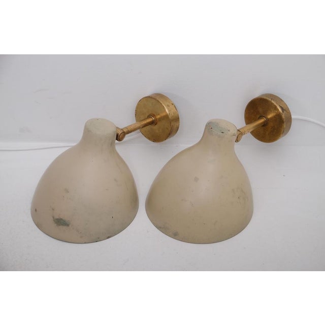Swedish Modern Wall Lamps from Asea, 1940s, Set of 2 For Sale - Image 6 of 9